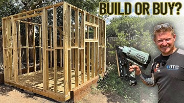 How To Build a Shed Thats Stronger & Cheaper Than a Bought Shed
