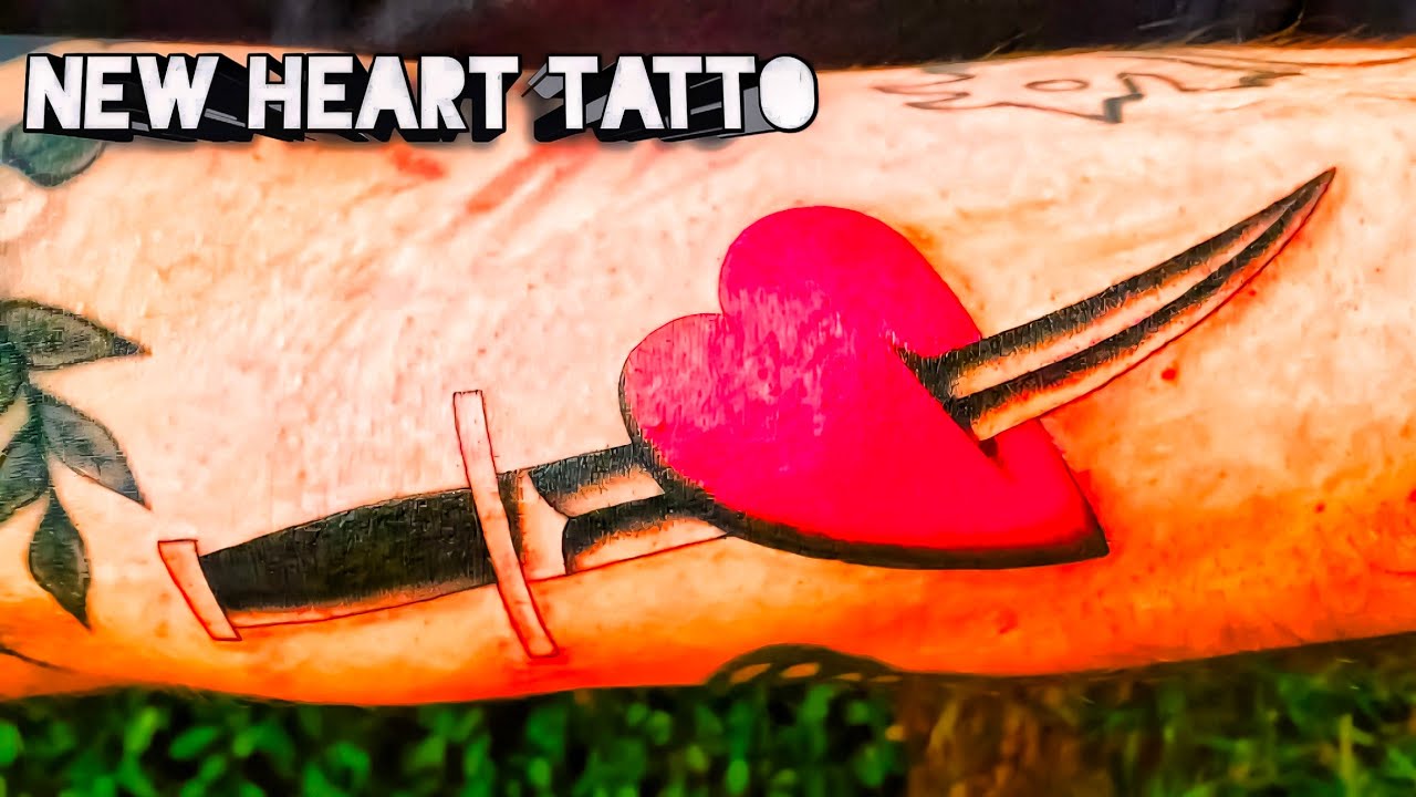 Sword heart tattoo hi-res stock photography and images - Alamy