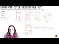 Relational Database Design -Canonical Cover