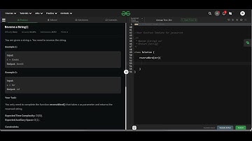 Reverse a String  | Q1 | Love Babbar DSA Sheet Broot Force Approch
