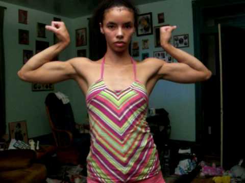 Skinny Muscle Woman