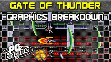 Gate of Thunder stage 4 | PC Engine Graphics Breakdown