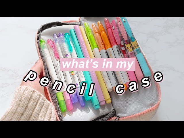 what's in my pencil case 2021 