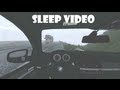 1h Rain Thunderstorm Weather Sleep Video - BMW X5 motorway, 1080p. Euro Truck Simulator 2