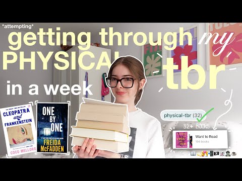 getting through my physical TBR 📖 *spoiler free reading vlog * 🌊💌  (over 30+ books!)