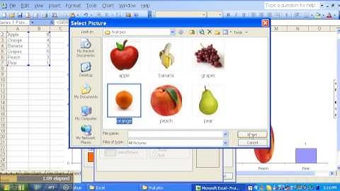 Excel Charts Pictograph