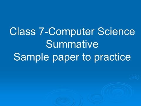 ncert-class-7-computer-science-sample-paper-summative