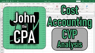 Cost Accounting in Excel - CVP Analysis