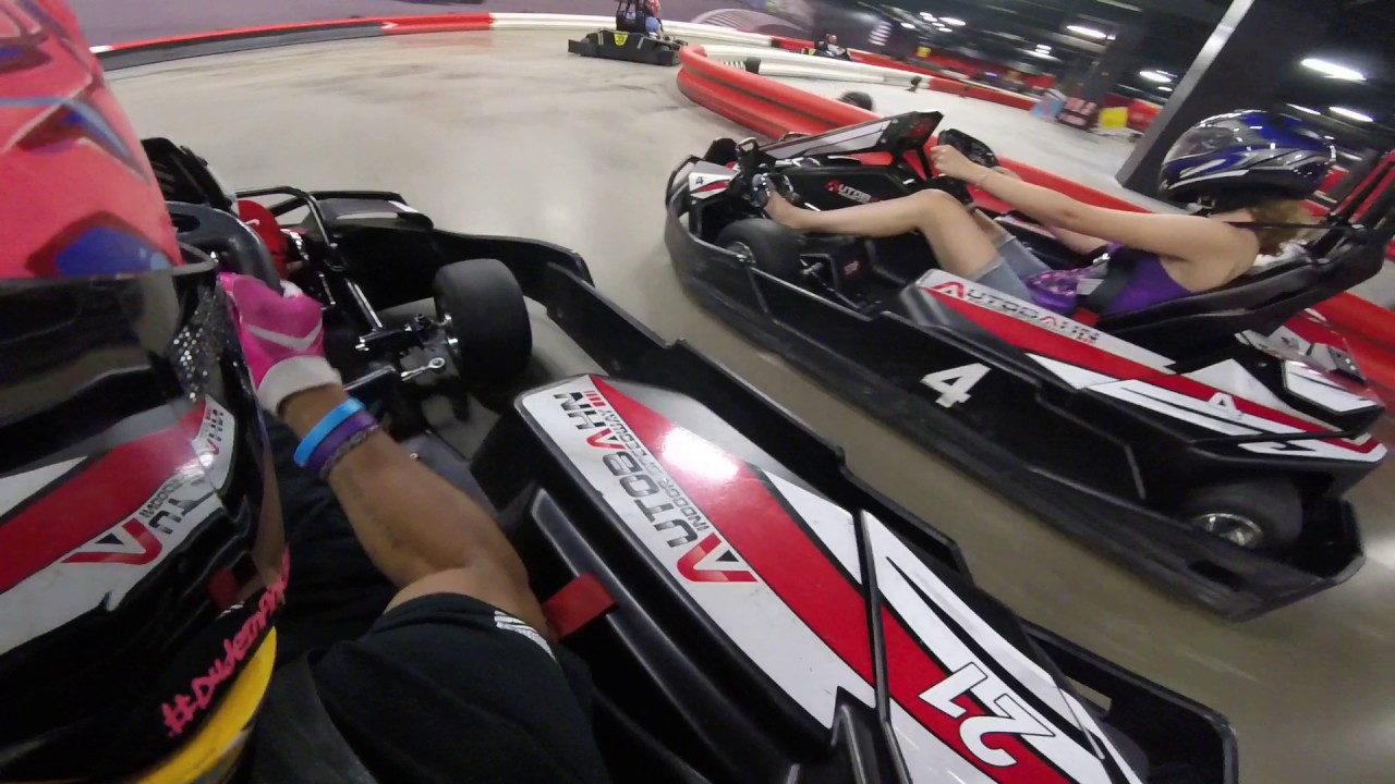 Autobahn Indoor Speedway Palisades Mall Race YouTube