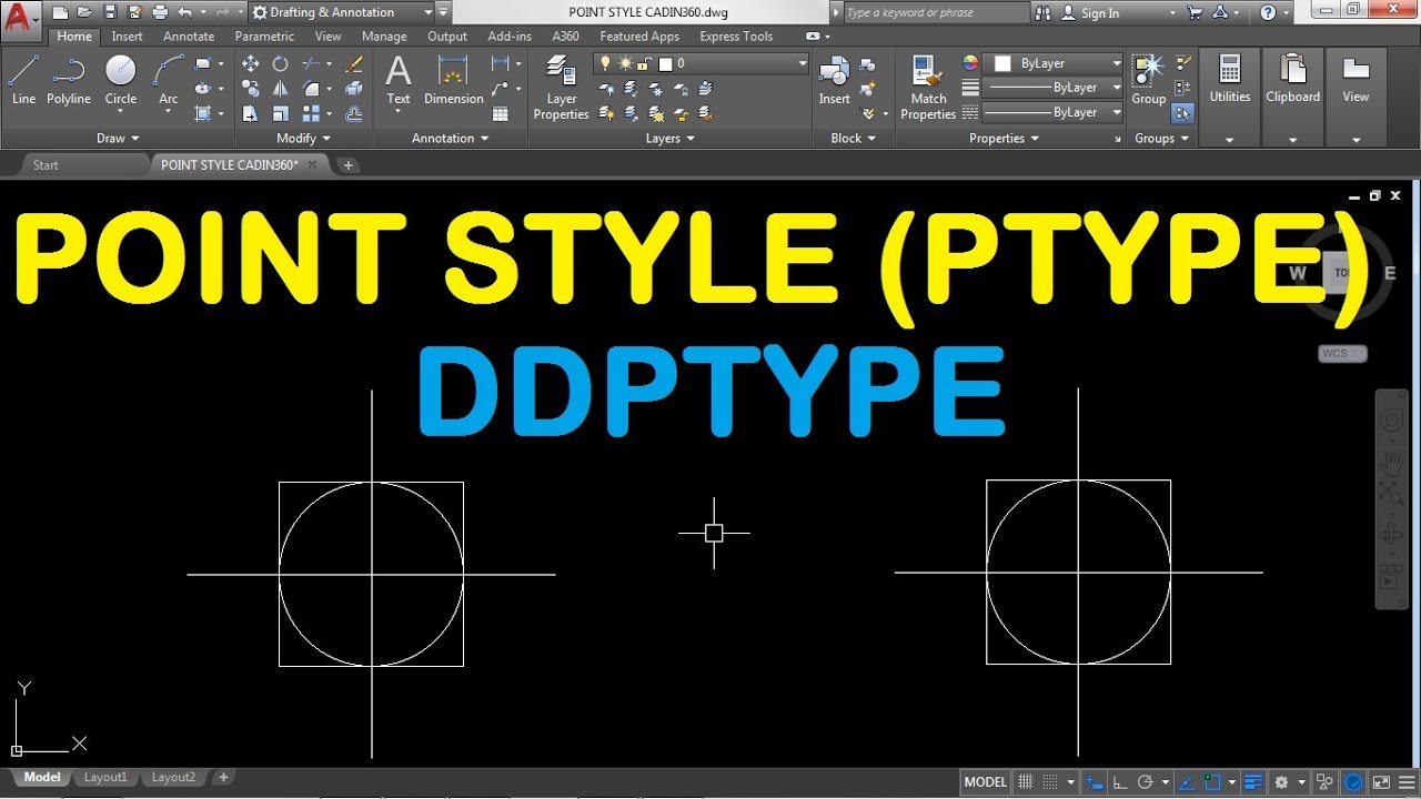 3. Ứng dụng của Point Style trong AutoCAD