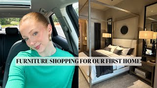 VLOG: Furniture Shopping For our First Home, Bridal Shower + New Makeup!
