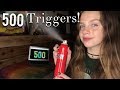 Asmr 500 triggers for 500000 subscribers