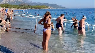🇹🇷 KEMER Beach A Hot Day Türkiye