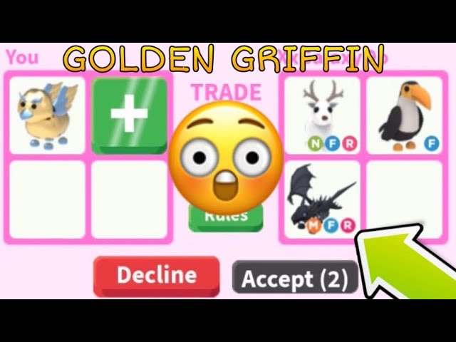 Golden Griffin, Trade Roblox Adopt Me Items