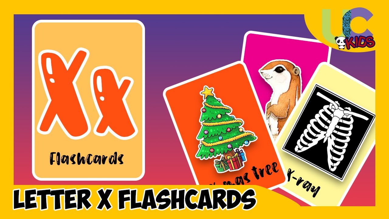 10 letters words. Letter x Flashcards. Letter x is for Xerus. X Flashcard.