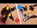 How to build mini LEGO brick hornet / bee transformer mech - Death Hornet