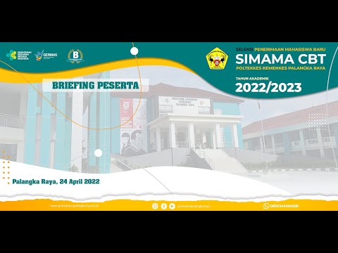 Briefing Peserta SIMAMA CBT Poltekkes Kemenkes Palangka Raya Tahun 2022