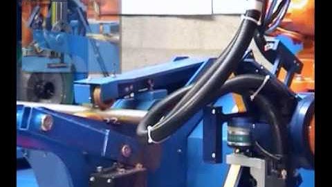 Robotic flange to tube assembly - pipe shop automation