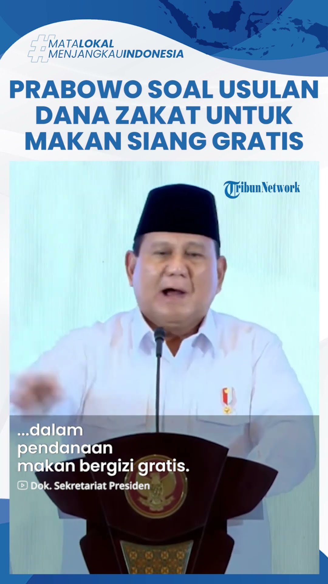 Prabowo Respons Usulan Dana Zakat untuk Biayai Makan Bergizi Gratis: Siapa pun Mau Ikut Serta Boleh