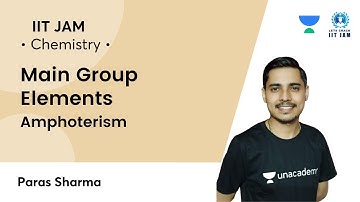 Main group Elements: Amphoterism | IIT JAM | Let