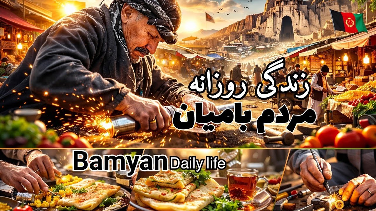  Walking through Bazaar | Real Afghan Market Life 4| بازار بامیان زندگی روزانه مردم 