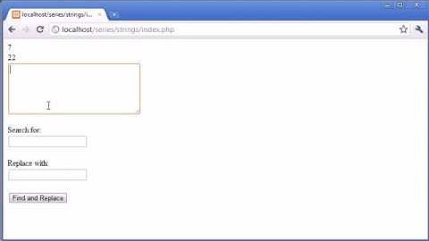 PHP Tutorial # 56 Creating a Find and Replace Application Part 3
