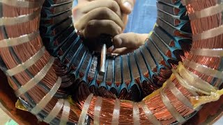 ✅ EMBOBINADO A BOMBA CENTRÍFUGA | Proceso de reparación a motor eléctrico WEG parte 17