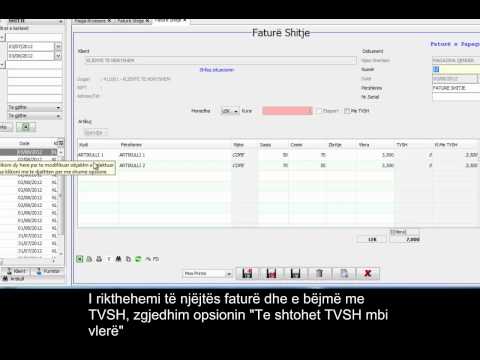 Video: Si Të Lësh Një Faturë Pa TVSH