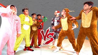 ULTIMATE ONESIE DANCE BATTLE AGAINST THE DOBRE BROTHERS!!!