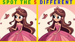 【Spot the Difference】 Discover 5 hidden differences and be amazed! | Fun Brain Teaser Challenge 083