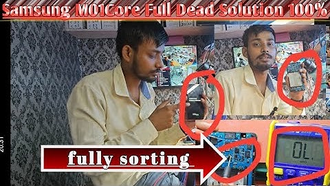 Samsung M01 core fully 100% dead problem solution 100% #M01Core Full Short Details #Sonumobile