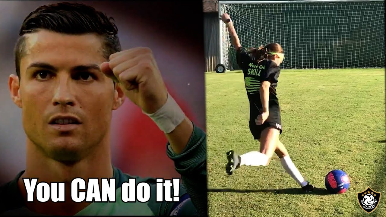 How To Shoot a Soccer Ball Like Ronaldo YouTube