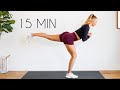 2 in 1 ABS AND BOOTY Home Workout (15 min No Equipment)