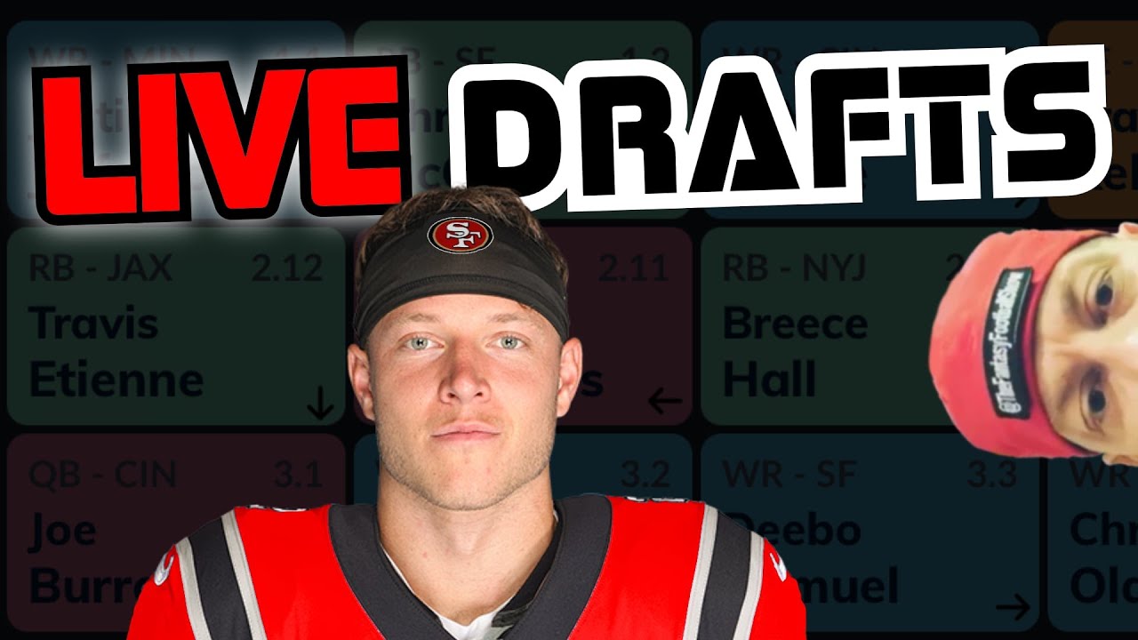 LIVE Fantasy Football Drafts.. including Rookies YouTube