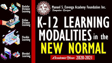 MSEAFI K-12 Learning Modalities in the New Normal
