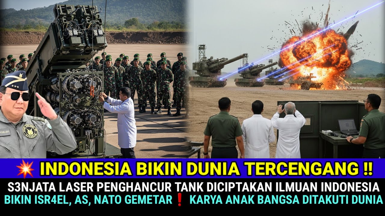 DUNIA TERKEJUT❗️ SENJATA LASER PENGHANCUR BUATAN INDONESIA SANGAT CANGGIH BIKIN MUSUH GEMETAR