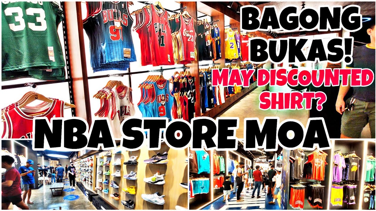 BAGONG BUKAS NA NBA STORE SA SM MEGAMALL