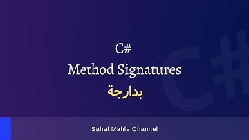 Darija | C# Method Signatures