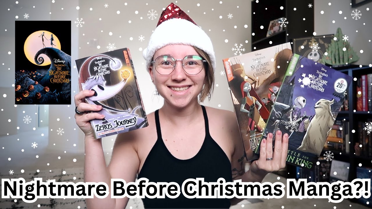 🎄FESTIVE VLOG 🎁 Reading "The Nightmare Before Christmas" Mangas