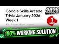Google Skills Arcade Trivia January 2026 Week 1 | Google Arcade | GCP