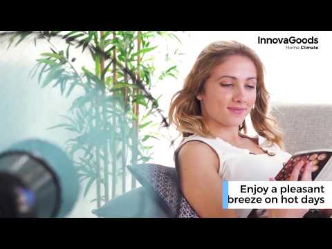 Podni Ventilator InnovaGoods Ø 40 cm 50W Crno plava