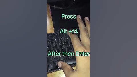 Computer shut down shortcut key   Shutdown computer shortcut key  #shorts #viral #shortsvideo