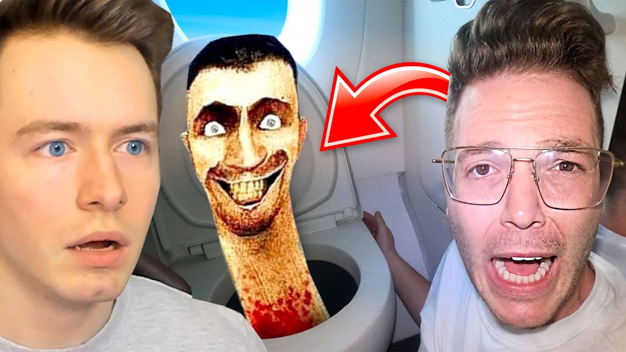ER hat SKIBIDI TOILET im FLUGZEUG gefunden!😱