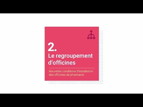 Le regroupement des officines