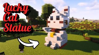 Lucky Cat Statue in Minecraft – Easy Tutorial!