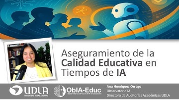 Inteligencia Artificial, Educación y Calidad