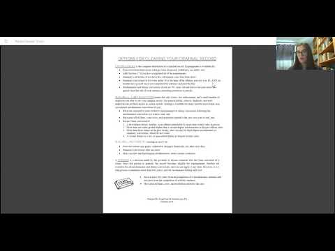 Criminal Expungements in Pennsylvania by Legal Aid of Southeastern PA