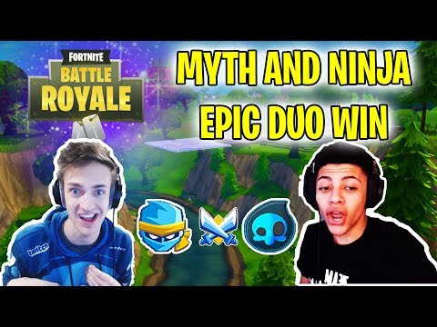 Myth and Ninja BEST Duo Win Full Match Highlight - Fortnite Streamers Highlights