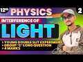 Interference Of Light || Young Double Slit Experiment | Equal Bright & Dark Fringe Width 4 Marks Fix