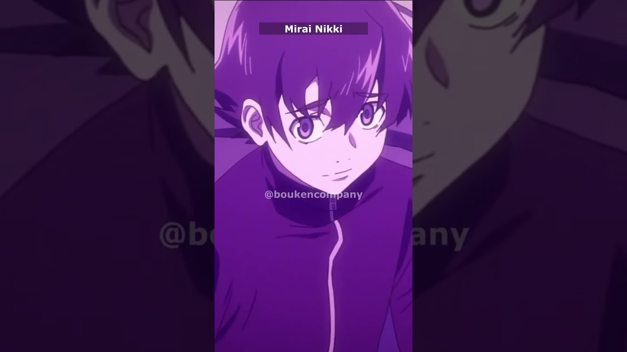 MIRAI NIKKI É O EVANGELION MELHORADO #anime #shorts 